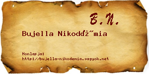Bujella Nikodémia névjegykártya